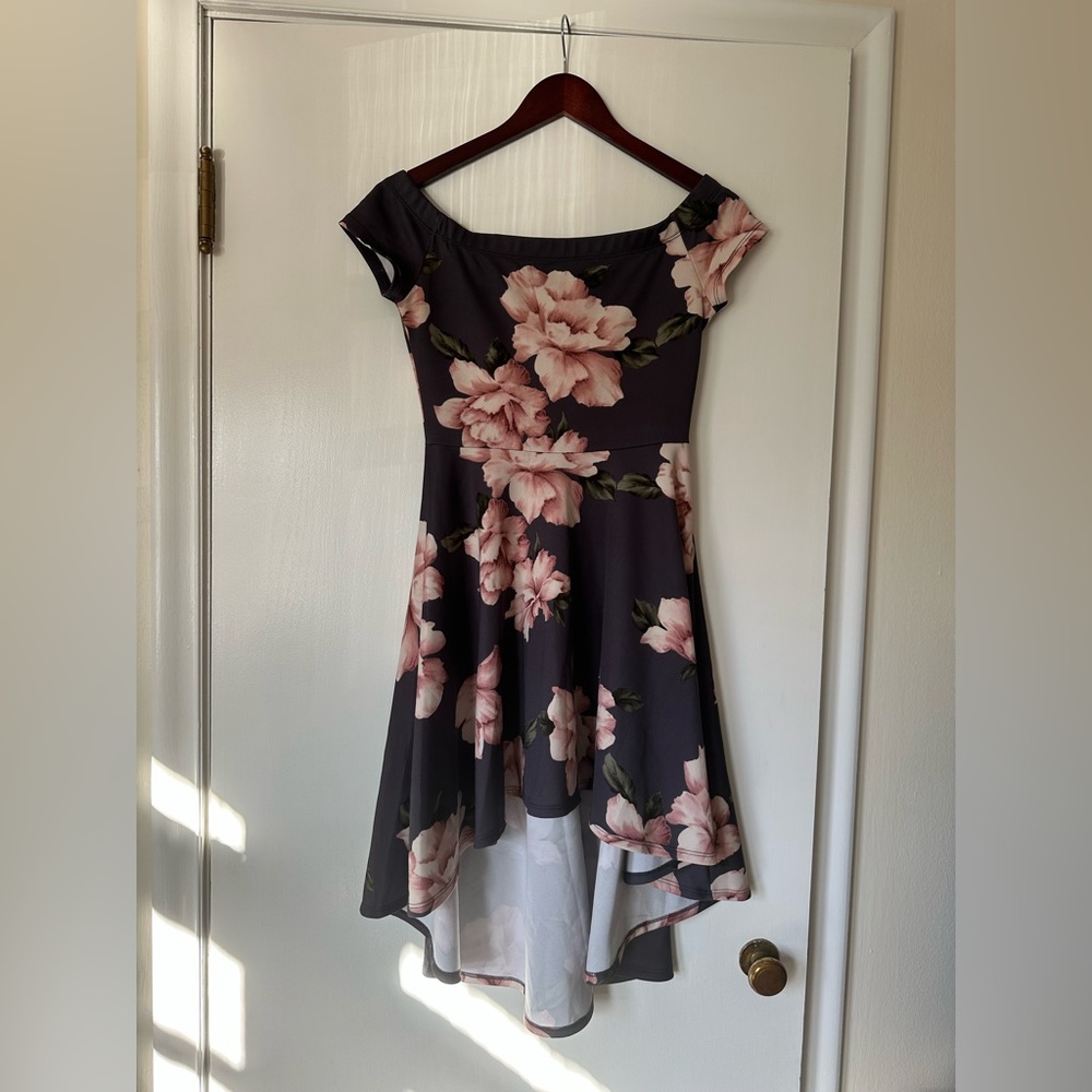 Windsor Off the Shoulder High Low dress